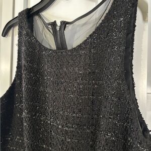 Jennifer Lopez Black Textured Dress